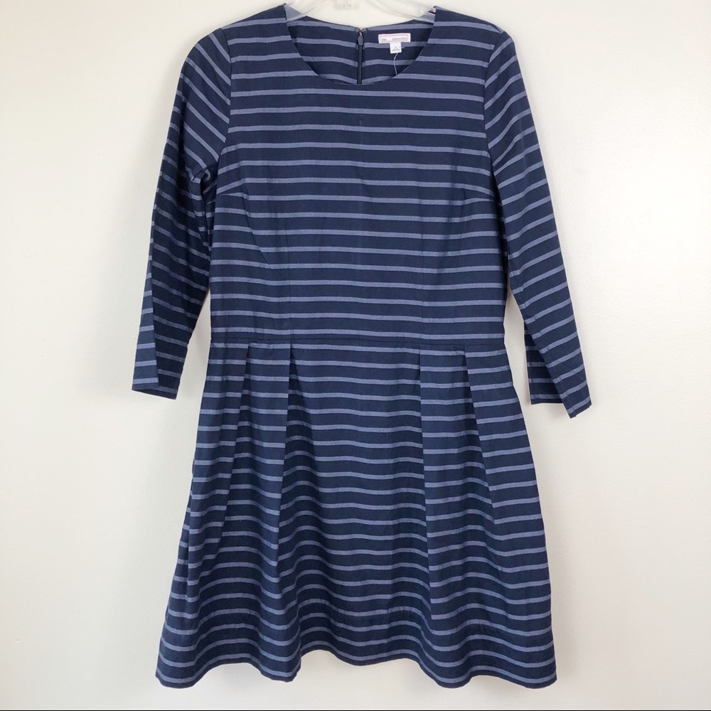 The Gap Striped Blue Dress